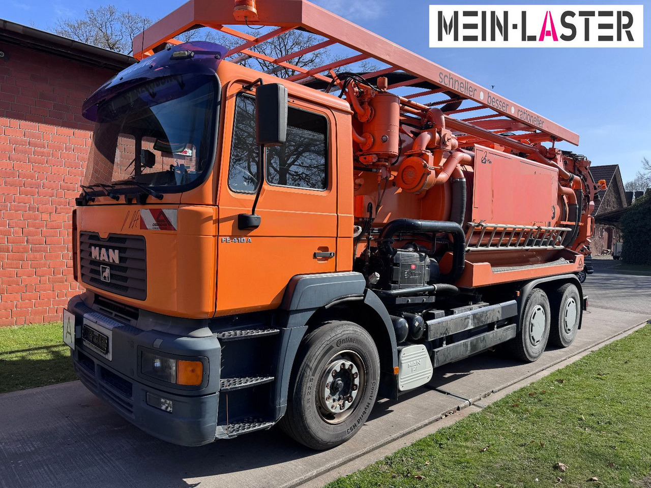 MAN FE 410 Assmann Saug HD Spüler Recycling + FB. - فراغ شاحنة: صور 3 MAN FE 410 Assmann Saug HD Spüler Recycling + FB. - فراغ شاحنة: صور 3