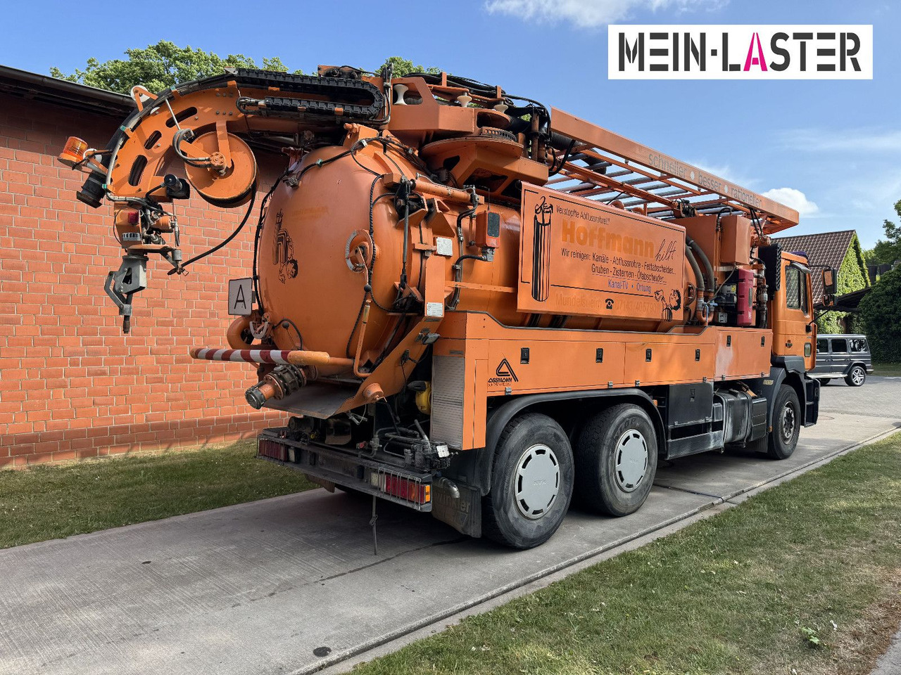 MAN FE 410 Assmann Saug HD Spüler Recycling + FB. - فراغ شاحنة: صور 5 MAN FE 410 Assmann Saug HD Spüler Recycling + FB. - فراغ شاحنة: صور 5