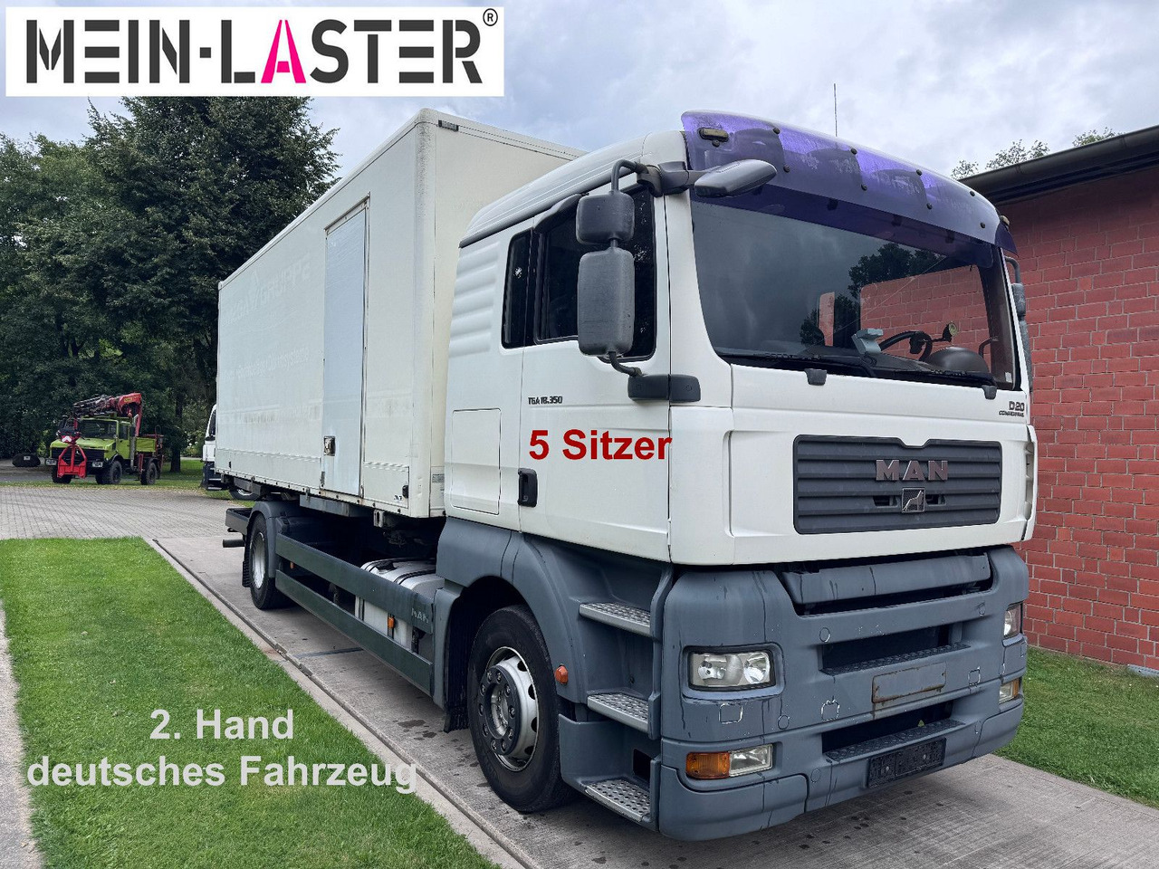 MAN TGA 18.350 BDF 5 Sitzer Klima nur 209.380 km - بصندوق مغلق شاحنة: صور 1 MAN TGA 18.350 BDF 5 Sitzer Klima nur 209.380 km - بصندوق مغلق شاحنة: صور 1