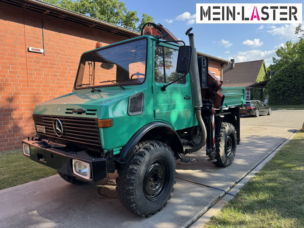 Unimog U 1200 Atlas 75.2 Kran 14 m Funk FB *1. Hand - شاحنة كرين: صور 3 Unimog U 1200 Atlas 75.2 Kran 14 m Funk FB *1. Hand - شاحنة كرين: صور 3