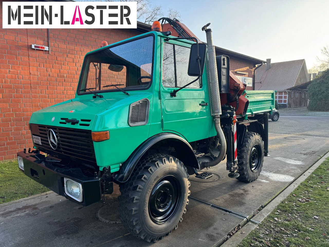 Unimog U 1200 Atlas 75.2 Kran 14 m Funk FB *1. Hand - شاحنة كرين: صور 3 Unimog U 1200 Atlas 75.2 Kran 14 m Funk FB *1. Hand - شاحنة كرين: صور 3