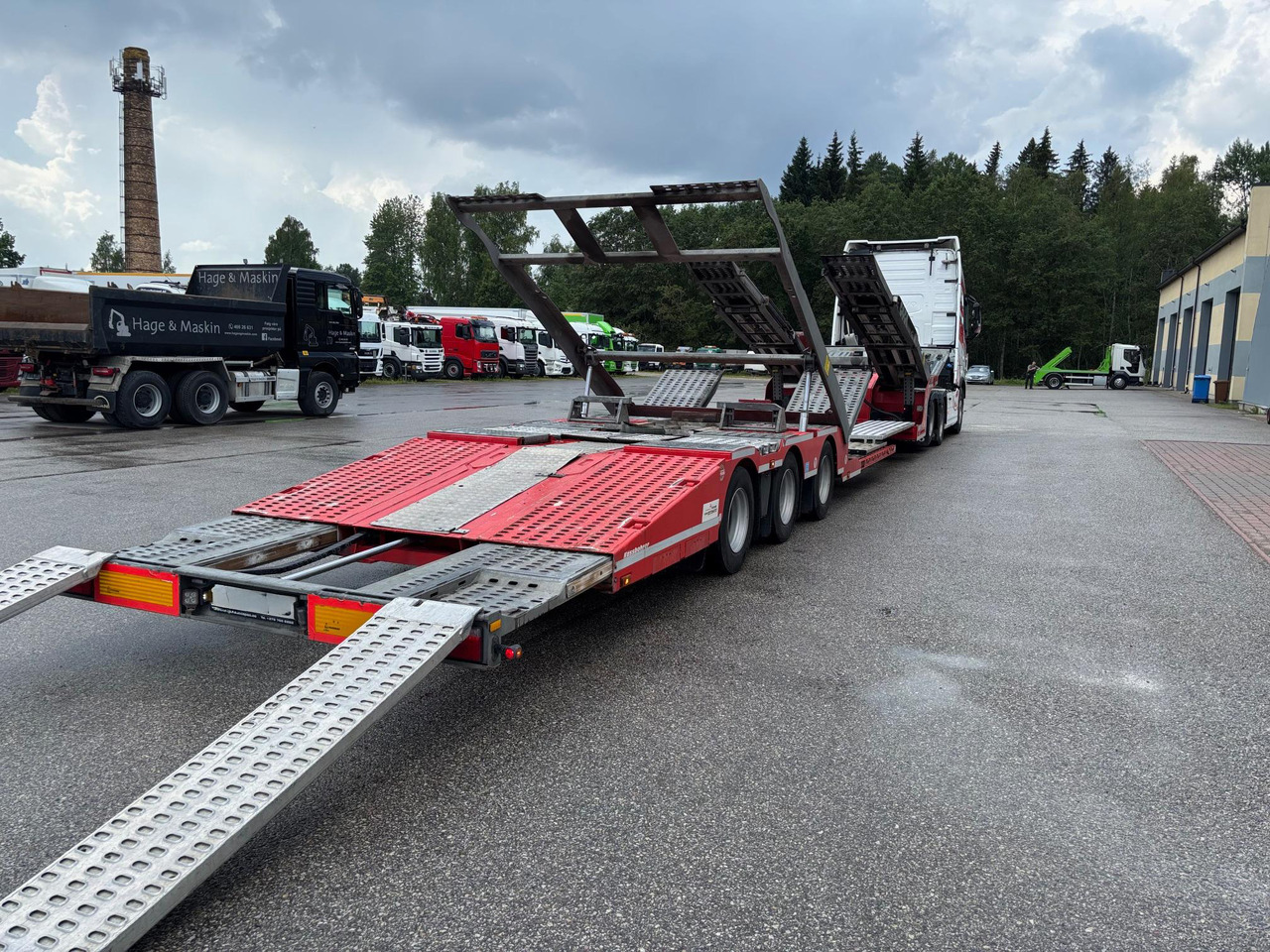 شاحنة نقل سيارات نصف مقطورة KÄSSBOHRER: صور 13