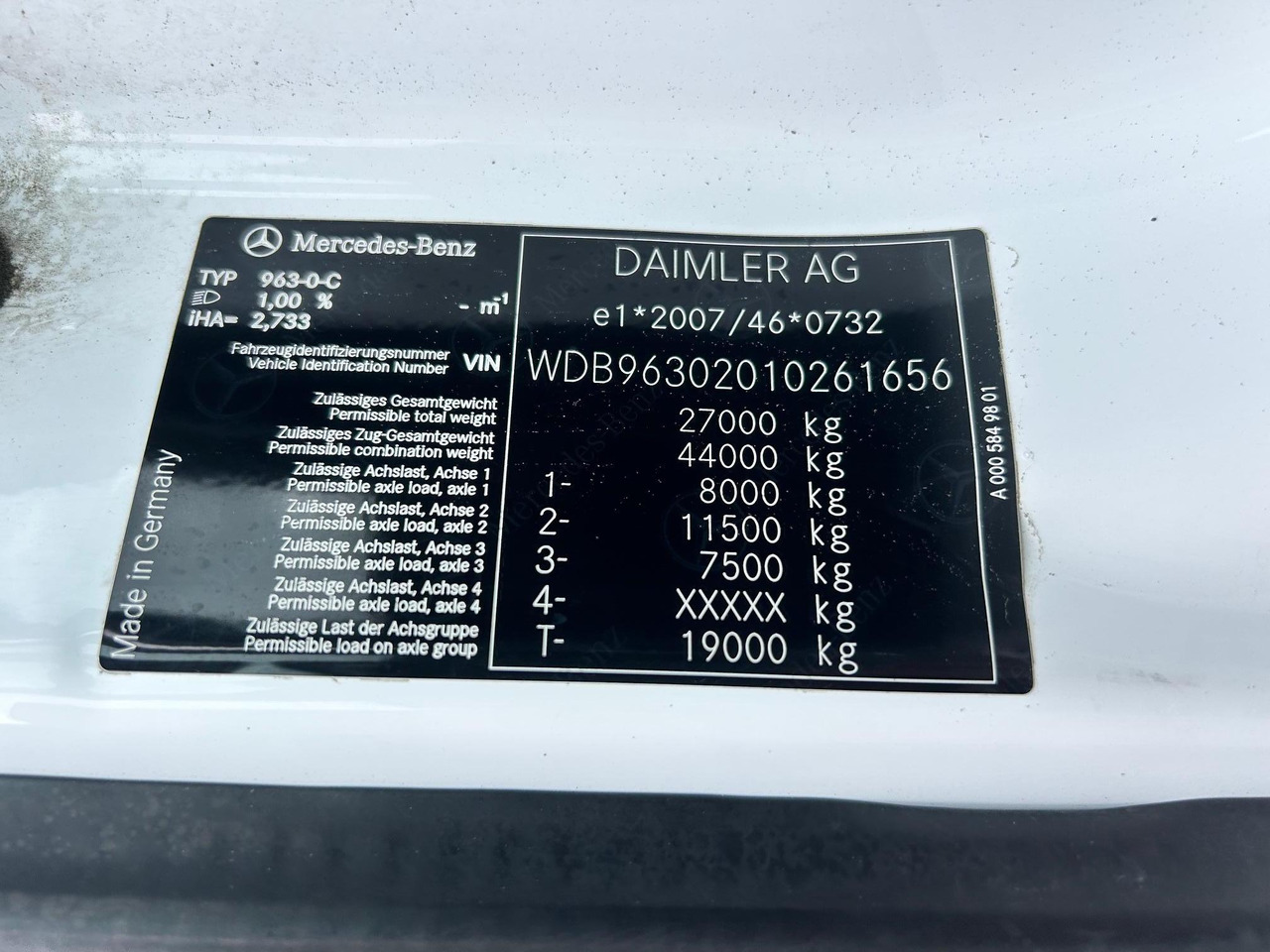 شاحنة القمامة MERCEDES-BENZ ANTOS 2546: صور 22