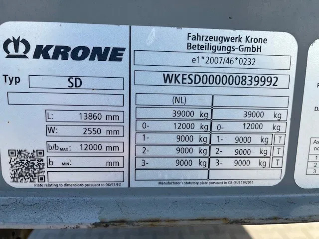 Krone 2018 XL P400 MEGA HUPAC - FERRY SPEC TRAILER WITH RAMPS - بصندوق مغلق نصف مقطورة: صور 5 Krone 2018 XL P400 MEGA HUPAC - FERRY SPEC TRAILER WITH RAMPS - بصندوق مغلق نصف مقطورة: صور 5