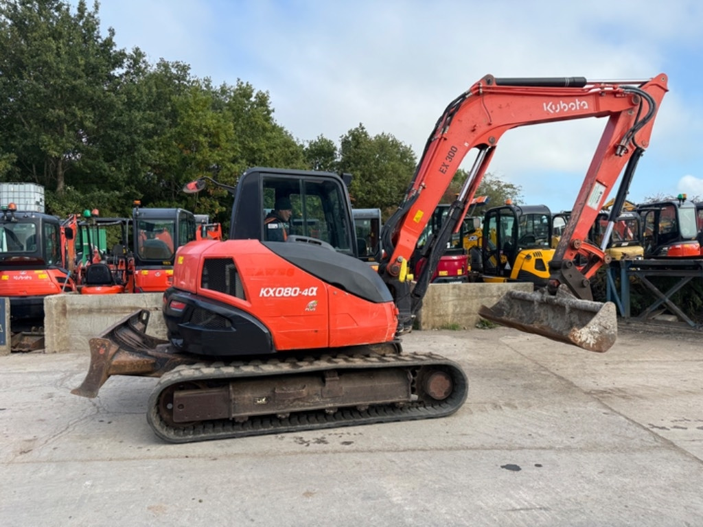 Kubota KX 080-4  - حفارة مصغرة: صور 1 Kubota KX 080-4  - حفارة مصغرة: صور 1