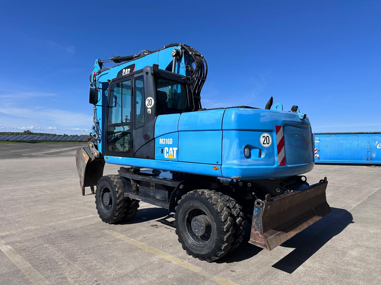 CATERPILLAR M 316 D Oil Quick OQ 65 Deutsche Maschine Top ! - حفارة على عجلات: صور 3 CATERPILLAR M 316 D Oil Quick OQ 65 Deutsche Maschine Top ! - حفارة على عجلات: صور 3