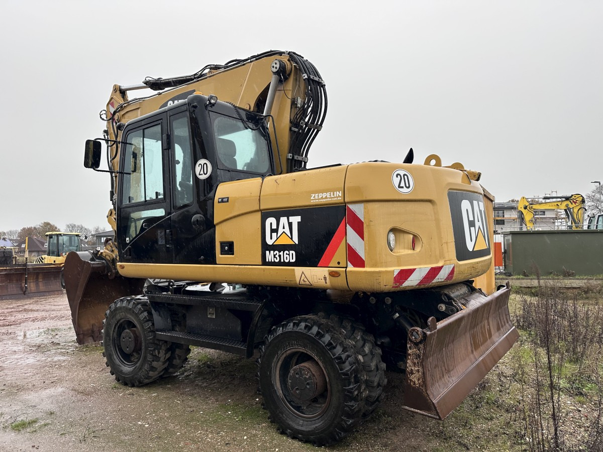 CATERPILLAR M 316 D full Hydr. Top Zustand German machine ! - حفارة على عجلات: صور 2 CATERPILLAR M 316 D full Hydr. Top Zustand German machine ! - حفارة على عجلات: صور 2