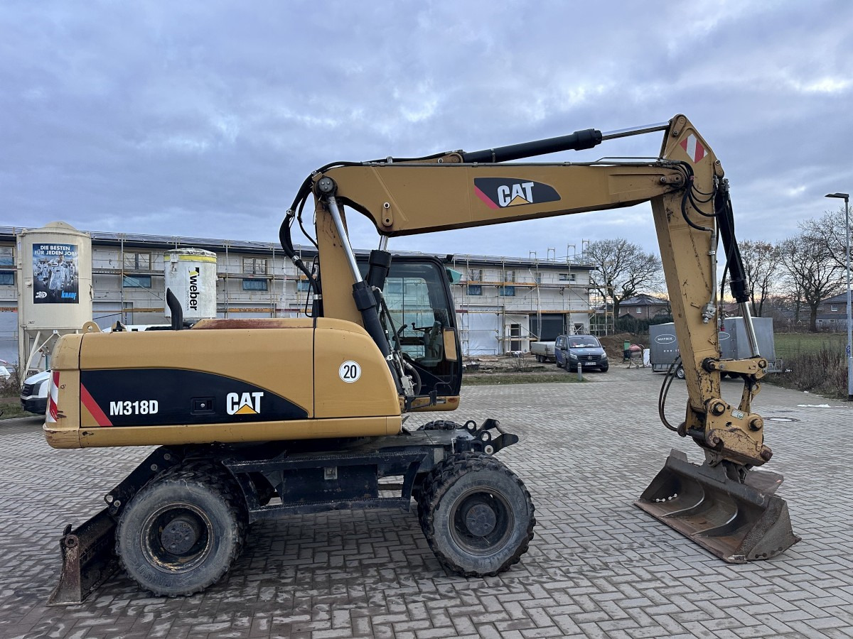 CATERPILLAR M 318 D full Hydr. Top Zustand German machine ! - حفارة على عجلات: صور 2 CATERPILLAR M 318 D full Hydr. Top Zustand German machine ! - حفارة على عجلات: صور 2