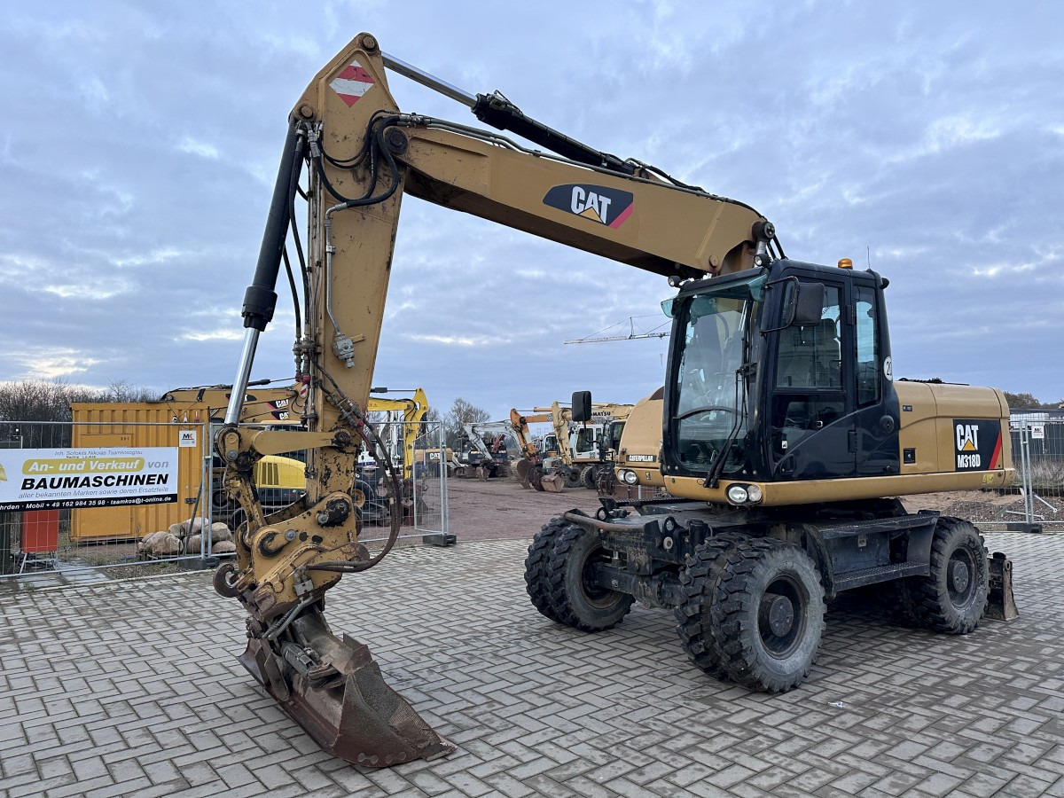 CATERPILLAR M 318 D full Hydr. Top Zustand German machine ! - حفارة على عجلات: صور 4 CATERPILLAR M 318 D full Hydr. Top Zustand German machine ! - حفارة على عجلات: صور 4