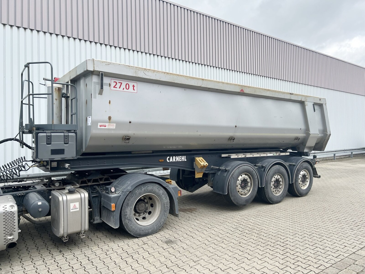 Carnehl CHKS/HH CHKS/HH, Stahlmulde ca. 26m³, 8x VORHANDEN, Liftachse - قلابة نصف مقطورة: صور 1 Carnehl CHKS/HH CHKS/HH, Stahlmulde ca. 26m³, 8x VORHANDEN, Liftachse - قلابة نصف مقطورة: صور 1