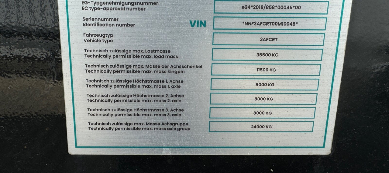 Euro ATM 27 Euro ATM 27, HARDOX Stahlmulde ca. 27m³, Liftachse - نصف مقطورة: صور 4 Euro ATM 27 Euro ATM 27, HARDOX Stahlmulde ca. 27m³, Liftachse - نصف مقطورة: صور 4