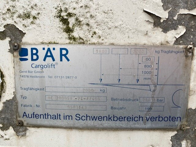 KA 18 ROHR 2-A-Kühlanhänger, LBW - مبردة مقطورة: صور 5 KA 18 ROHR 2-A-Kühlanhänger, LBW - مبردة مقطورة: صور 5