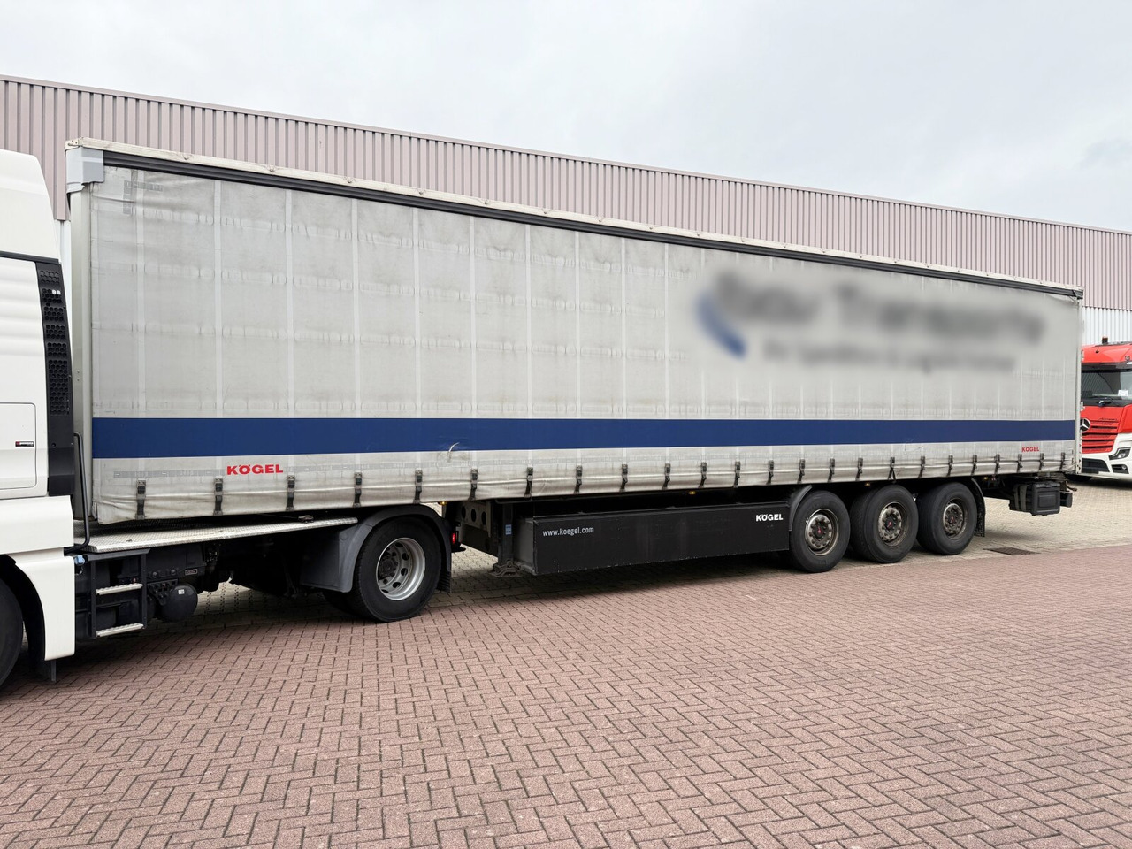 Kögel SN 24-1 SN 24-1, Liftachse, Edscha - نصف مقطورة مسطحة: صور 1 Kögel SN 24-1 SN 24-1, Liftachse, Edscha - نصف مقطورة مسطحة: صور 1