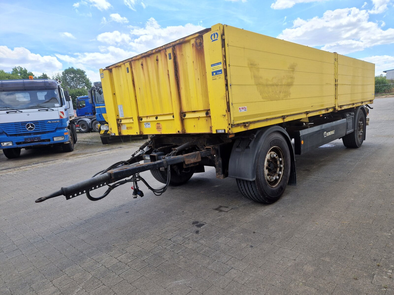 Krone AZP 18 AZP 18 Baustoffanhänger, 5x VORHANDEN! - مقطورات مسطحة: صور 4 Krone AZP 18 AZP 18 Baustoffanhänger, 5x VORHANDEN! - مقطورات مسطحة: صور 4