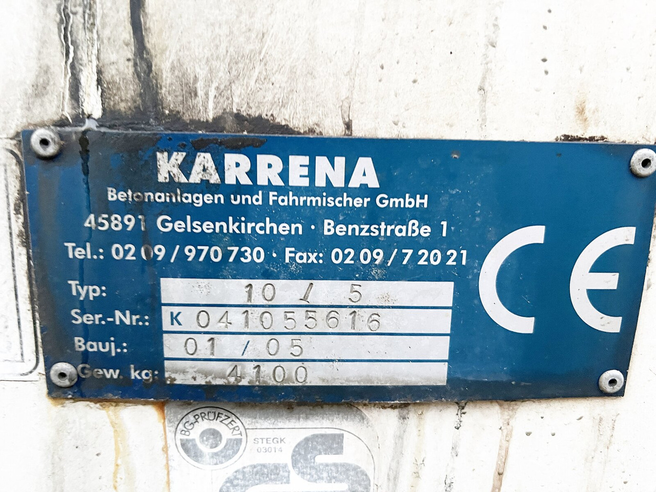 شاحنة خلاطة خرسانة MAN TGA 35.360 8X4 BB TGA 35.360 8X4 BB, Betonmischer Karrena 10m³: صور 8