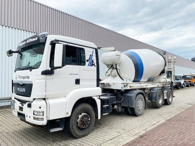 MAN TGS 18.400 4x4H BLS TGS 18.400 4x4H BLS + Auflieger KARRENA 10m³ Betonmischer - شاحنة خلاطة خرسانة: صور 1 MAN TGS 18.400 4x4H BLS TGS 18.400 4x4H BLS + Auflieger KARRENA 10m³ Betonmischer - شاحنة خلاطة خرسانة: صور 1