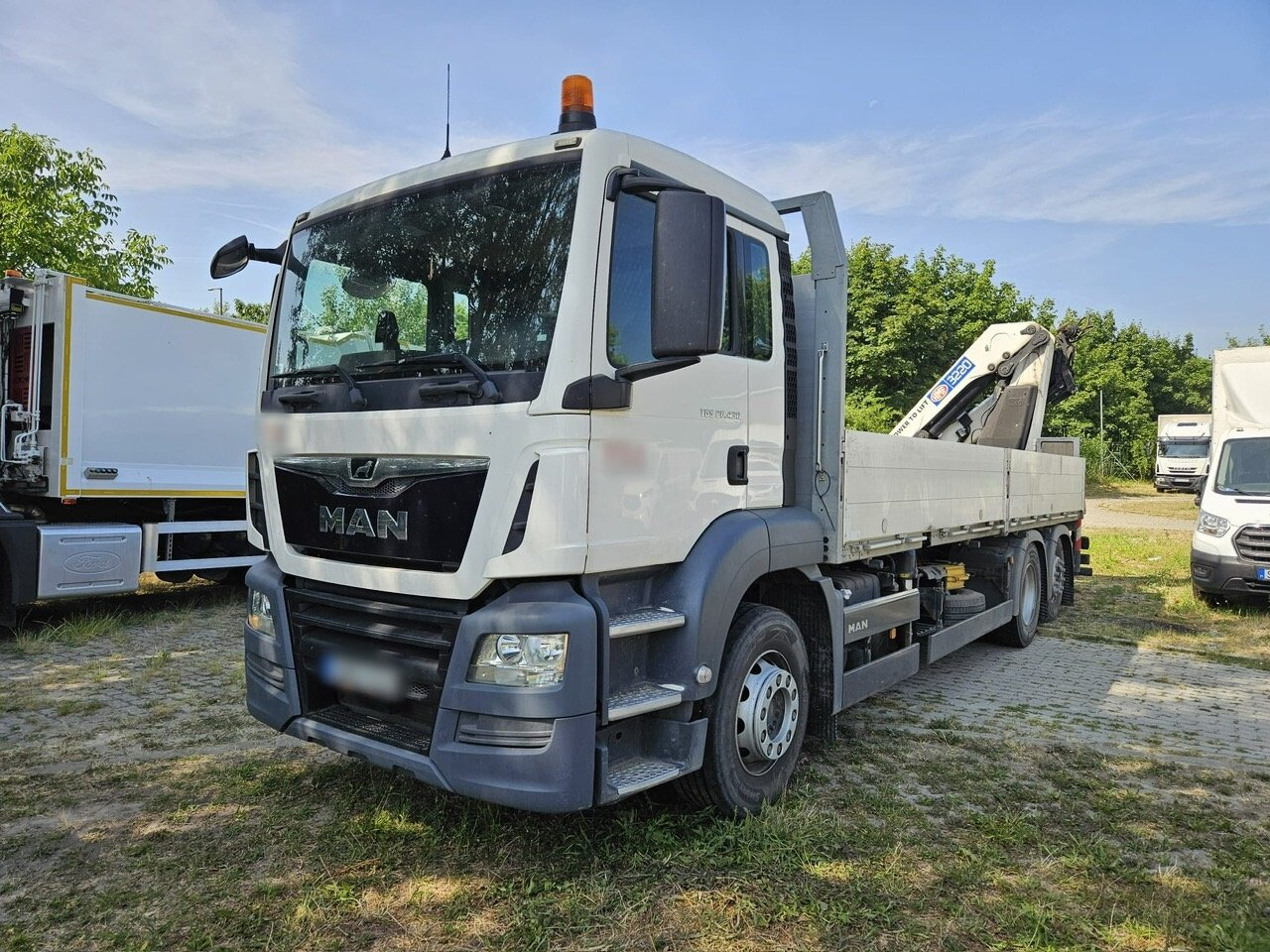 MAN TGS 26.430 6x2-4 BL TGS 26.430 6x2-4 BL, Lenk-/Liftachse, Heckkran HMF 3220K3, Funk - شاحنة كرين, شاحنات مسطحة: صور 1 MAN TGS 26.430 6x2-4 BL TGS 26.430 6x2-4 BL, Lenk-/Liftachse, Heckkran HMF 3220K3, Funk - شاحنة كرين, شاحنات مسطحة: صور 1