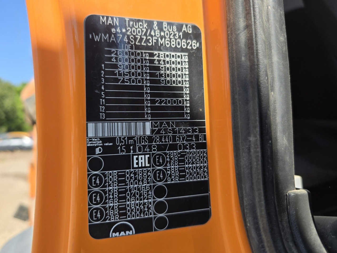 MAN TGS 28.440 6x2-4 BL TGS 28.440 6x2-4 BL, Atlas Kran VDL Abrollanlage, Funk, Lenk-Liftachse - شاحنة ذات الخطاف, شاحنة كرين: صور 4 MAN TGS 28.440 6x2-4 BL TGS 28.440 6x2-4 BL, Atlas Kran VDL Abrollanlage, Funk, Lenk-Liftachse - شاحنة ذات الخطاف, شاحنة كرين: صور 4