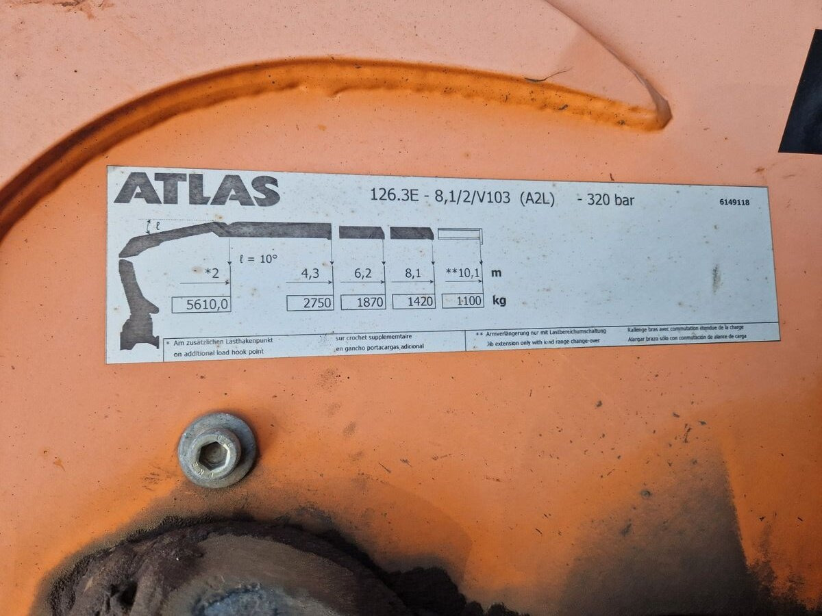 MAN TGS 28.440 6x2-4 BL TGS 28.440 6x2-4 BL, Lenk-/Liftachse, Kran Atlas 126.3E-A2L, Funk - شاحنة ذات الخطاف, شاحنة كرين: صور 3 MAN TGS 28.440 6x2-4 BL TGS 28.440 6x2-4 BL, Lenk-/Liftachse, Kran Atlas 126.3E-A2L, Funk - شاحنة ذات الخطاف, شاحنة كرين: صور 3