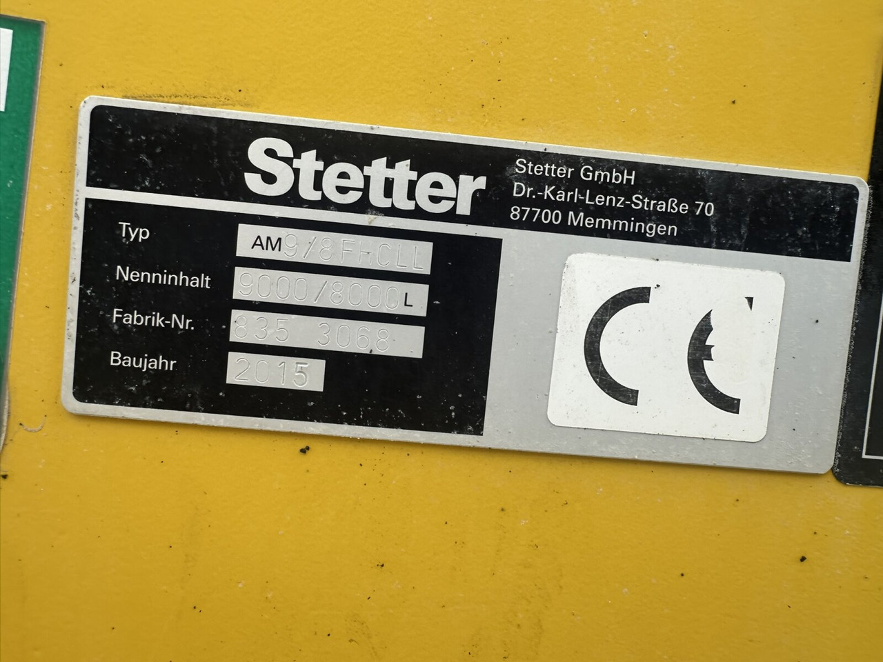 MAN TGS 32.400 8X4 BB TGS 32.400 8x4 BB, Stetter ca. 9m³ - شاحنة خلاطة خرسانة: صور 5 MAN TGS 32.400 8X4 BB TGS 32.400 8x4 BB, Stetter ca. 9m³ - شاحنة خلاطة خرسانة: صور 5