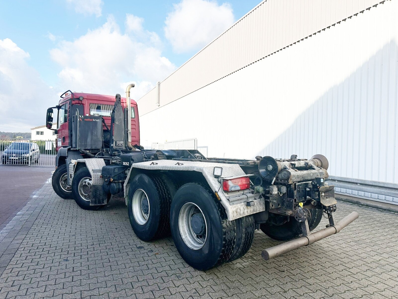 شاحنة ذات الخطاف MAN TGS 35.480 8X4 BL TGS 35.400 8x4 BL, Schub-Knick bis 6,5m Container: صور 12