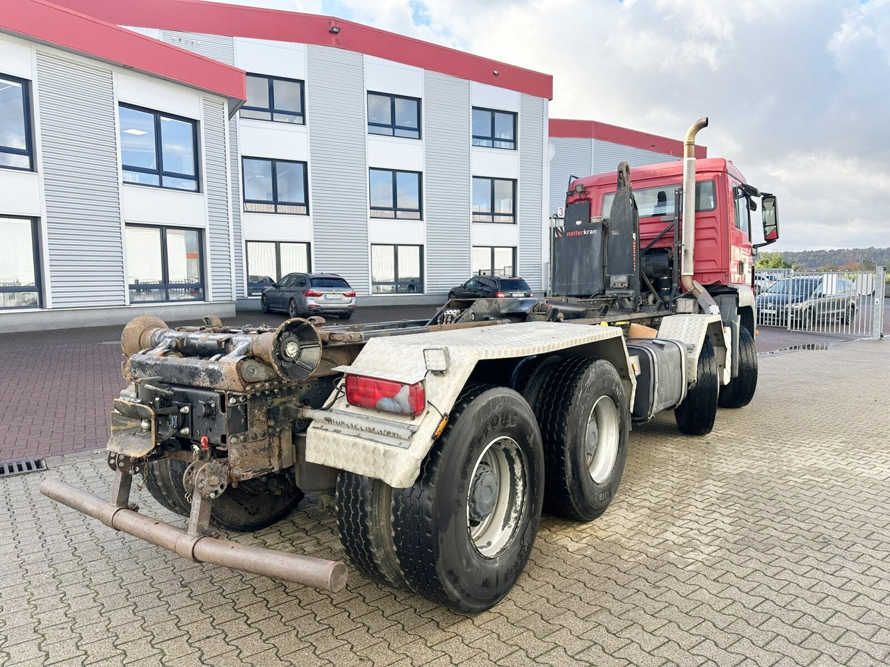 شاحنة ذات الخطاف MAN TGS 35.480 8X4 BL TGS 35.400 8x4 BL, Schub-Knick bis 6,5m Container: صور 11