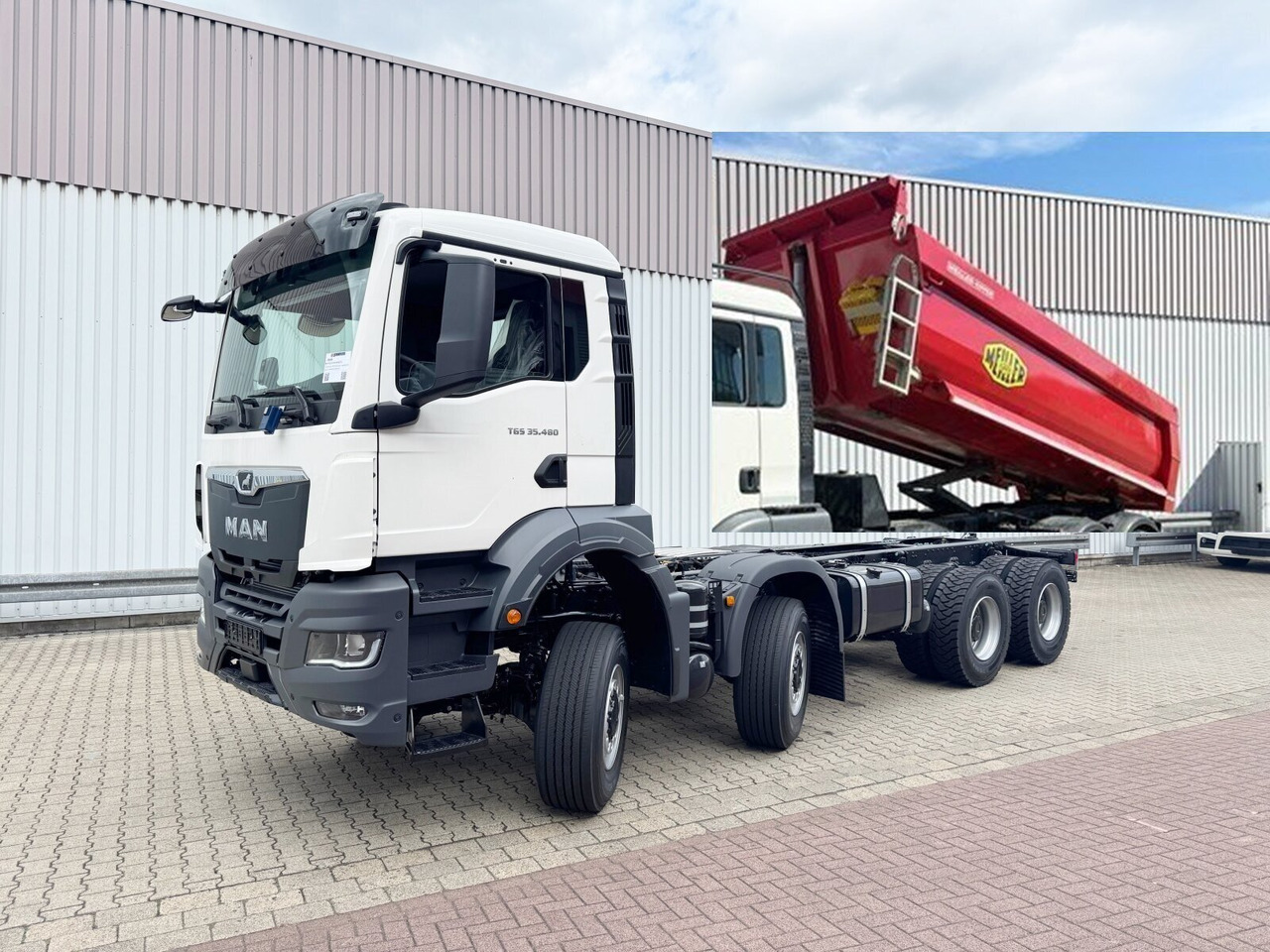 MAN TGS 35.480 8x8 BB CH TGS 35.480 8x8 BB CH, Meiller Stahlmulde 18m³ - قلابة شاحنة: صور 1 MAN TGS 35.480 8x8 BB CH TGS 35.480 8x8 BB CH, Meiller Stahlmulde 18m³ - قلابة شاحنة: صور 1