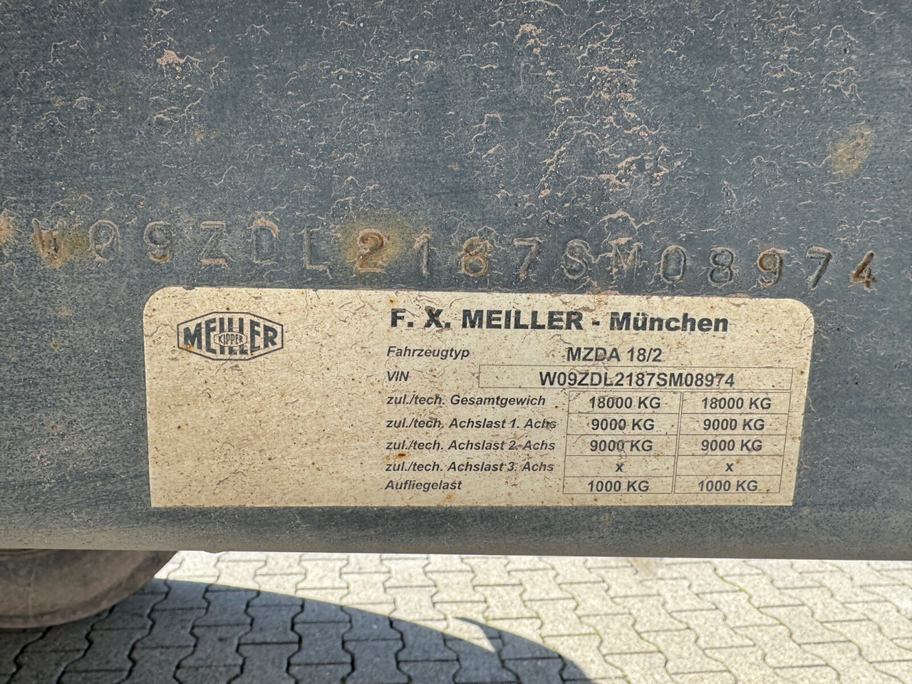 Meiller Meiller MZDA 18/2 Meiller MZDA 18/2, geteilte Alu-Bordwände, ca. 11m³ - قلابة مقطورة: صور 3 Meiller Meiller MZDA 18/2 Meiller MZDA 18/2, geteilte Alu-Bordwände, ca. 11m³ - قلابة مقطورة: صور 3