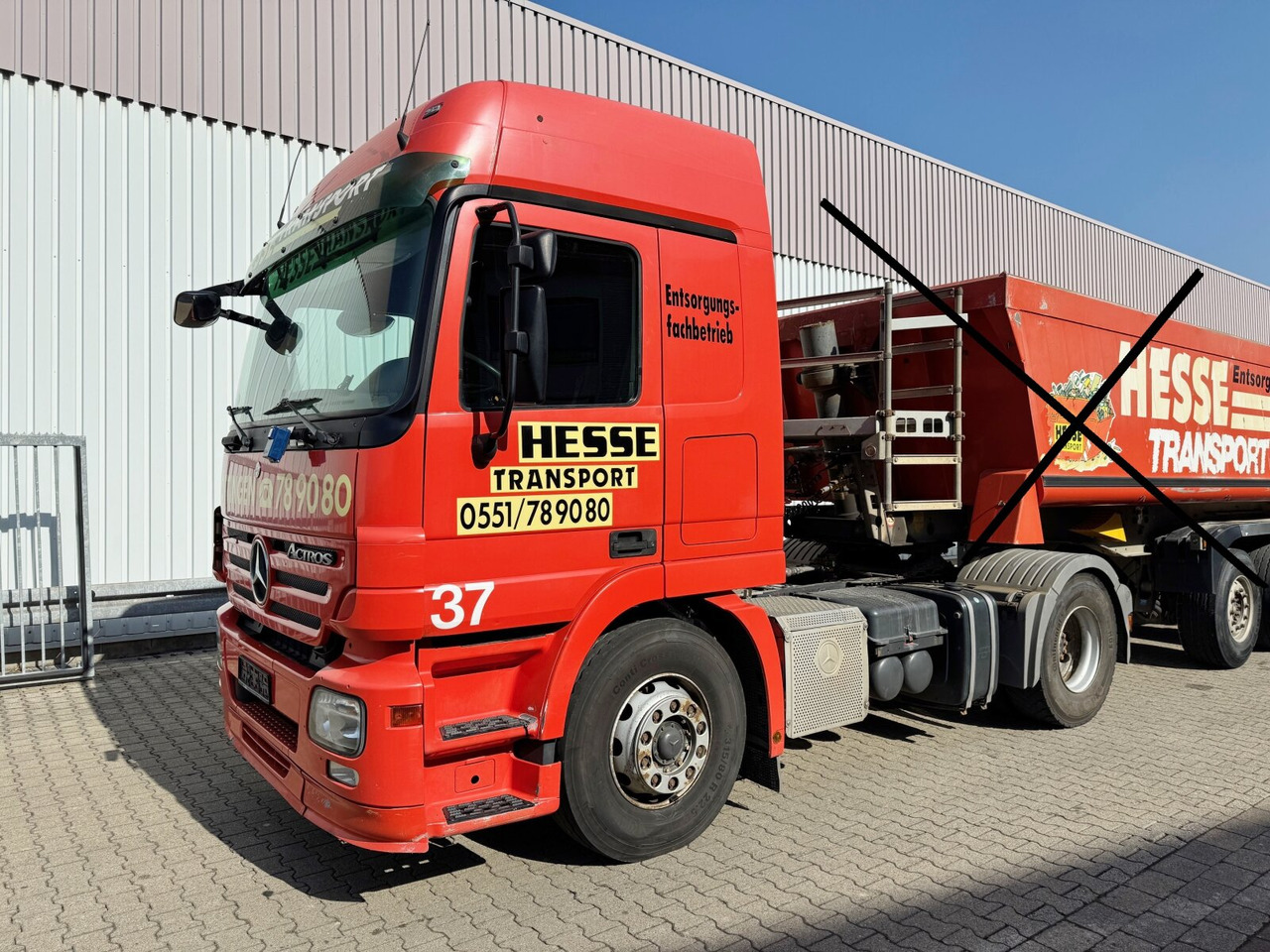 Mercedes-Benz Actros 1844 LS 4x2 Actros 1844 LS 4x2, Kipphydraulik - شاحنة جرار: صور 1 Mercedes-Benz Actros 1844 LS 4x2 Actros 1844 LS 4x2, Kipphydraulik - شاحنة جرار: صور 1