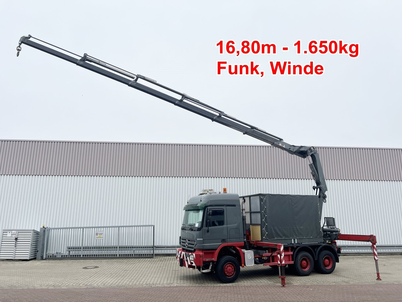 Mercedes-Benz Actros 3346 AK 6x6 Actros 3346 AK 6x6, 134t Anhängelast WSK, Heckkran Fassi F420AXP.26, Funk, Winde - شاحنة كرين: صور 1 Mercedes-Benz Actros 3346 AK 6x6 Actros 3346 AK 6x6, 134t Anhängelast WSK, Heckkran Fassi F420AXP.26, Funk, Winde - شاحنة كرين: صور 1