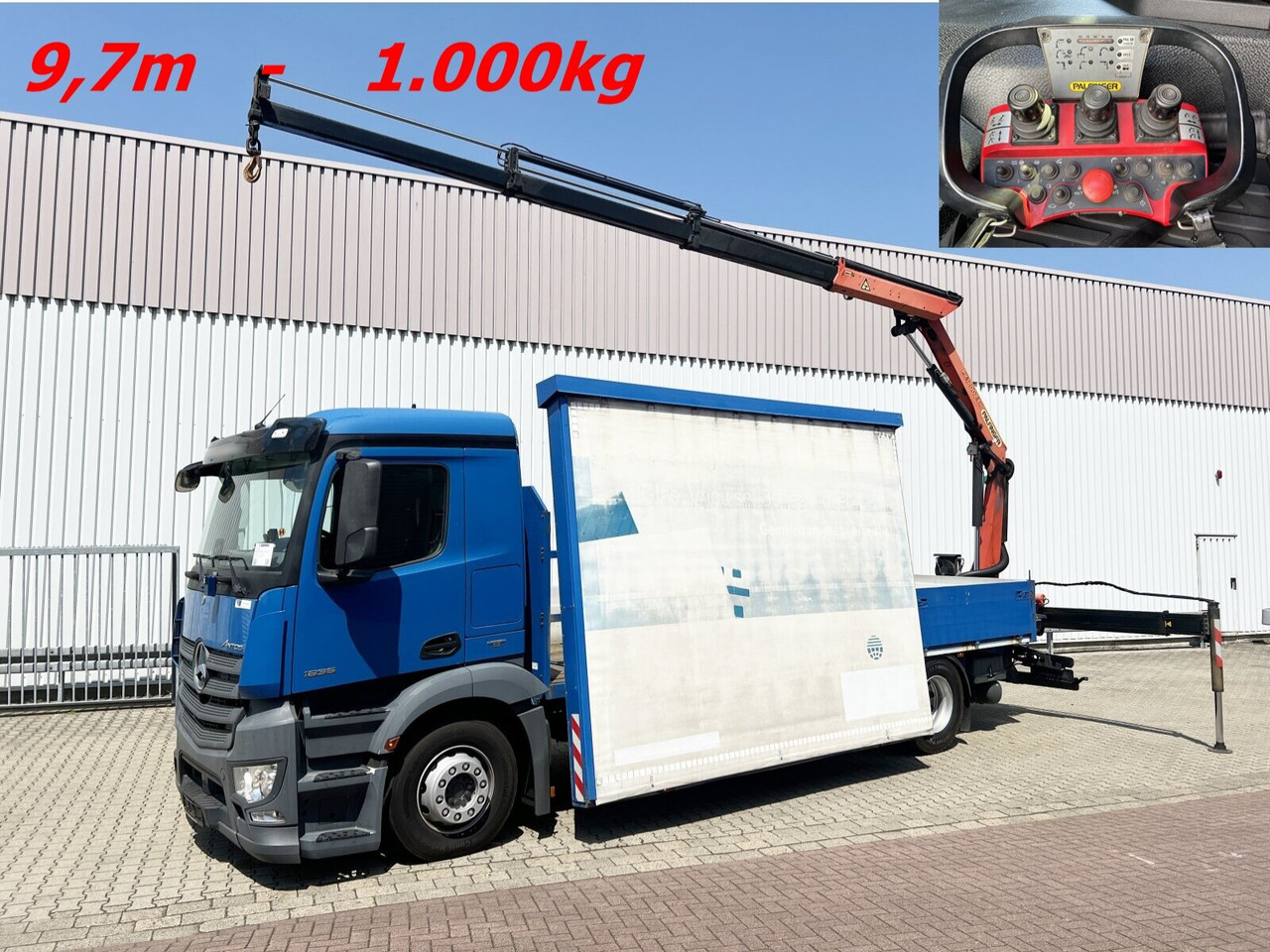 Mercedes-Benz Antos 1836 L 4x2 Antos 1836 L 4x2, Glastransporter, Heckkran Palfinger Pk 12002-EH, Funk - شاحنة كرين: صور 1 Mercedes-Benz Antos 1836 L 4x2 Antos 1836 L 4x2, Glastransporter, Heckkran Palfinger Pk 12002-EH, Funk - شاحنة كرين: صور 1