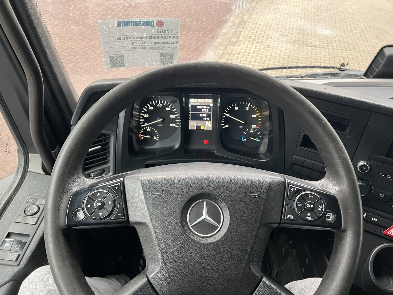 شاحنة كرين, شاحنات مسطحة Mercedes-Benz Antos 2540 L 6x2 Antos 2540 L 6x2, Lenkachse, HMF 2110-L3 Heckkran: صور 6 شاحنة كرين, شاحنات مسطحة Mercedes-Benz Antos 2540 L 6x2 Antos 2540 L 6x2, Lenkachse, HMF 2110-L3 Heckkran: صور 6