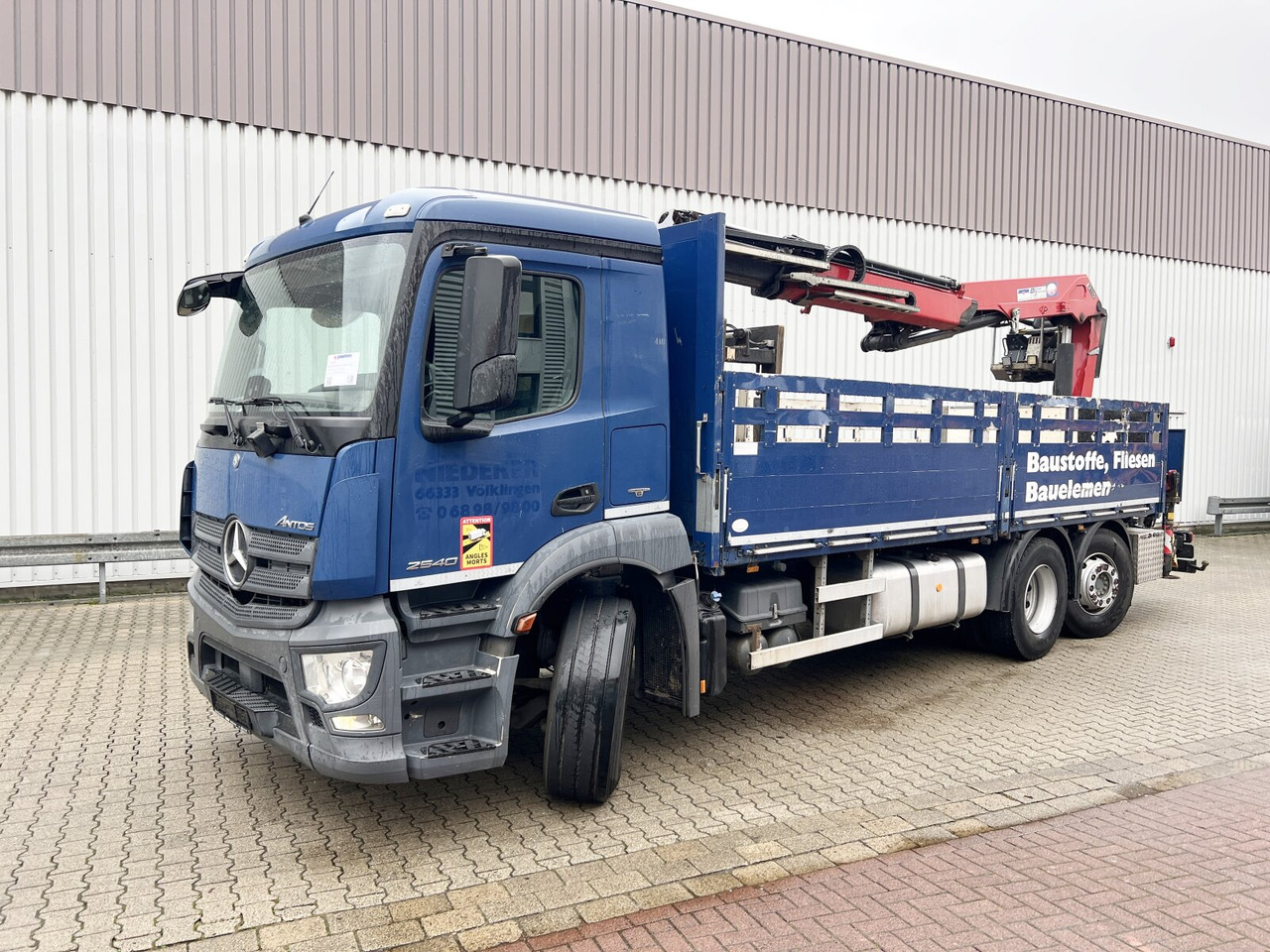 شاحنة كرين, شاحنات مسطحة Mercedes-Benz Antos 2540 L 6x2 Antos 2540 L 6x2, Lenkachse, HMF 2110-L3 Heckkran: صور 8 شاحنة كرين, شاحنات مسطحة Mercedes-Benz Antos 2540 L 6x2 Antos 2540 L 6x2, Lenkachse, HMF 2110-L3 Heckkran: صور 8