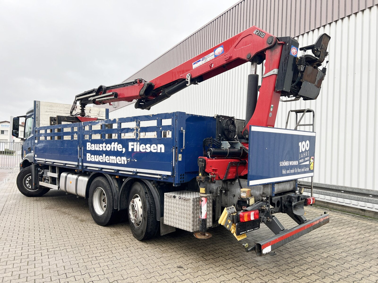 شاحنة كرين, شاحنات مسطحة Mercedes-Benz Antos 2540 L 6x2 Antos 2540 L 6x2, Lenkachse, HMF 2110-L3 Heckkran: صور 12 شاحنة كرين, شاحنات مسطحة Mercedes-Benz Antos 2540 L 6x2 Antos 2540 L 6x2, Lenkachse, HMF 2110-L3 Heckkran: صور 12