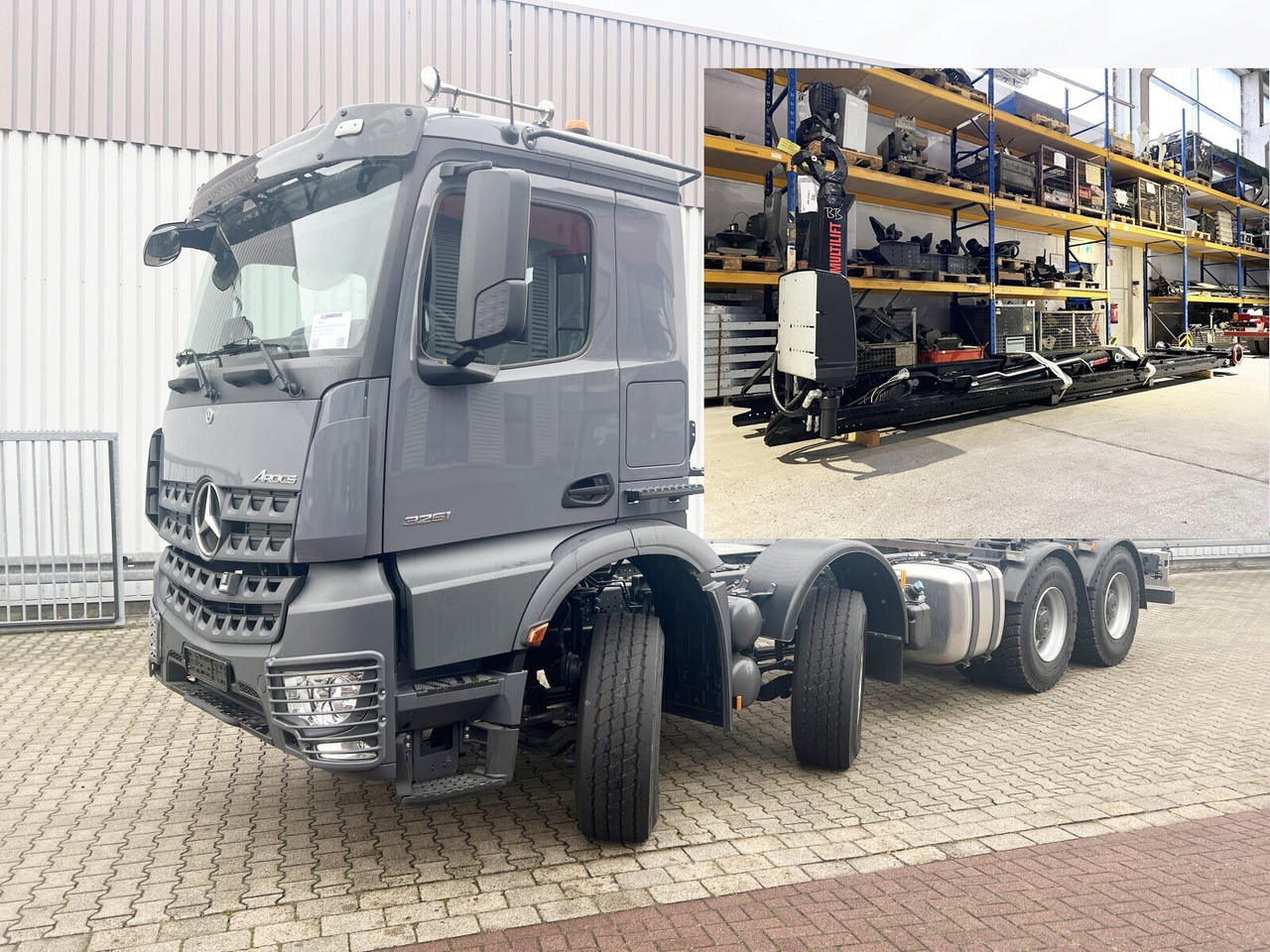 Mercedes-Benz Arocs 3251 L 8x4/4 Arocs 3251 L 8x4/4, Motorabtrieb - شاحنة ذات الخطاف: صور 1 Mercedes-Benz Arocs 3251 L 8x4/4 Arocs 3251 L 8x4/4, Motorabtrieb - شاحنة ذات الخطاف: صور 1