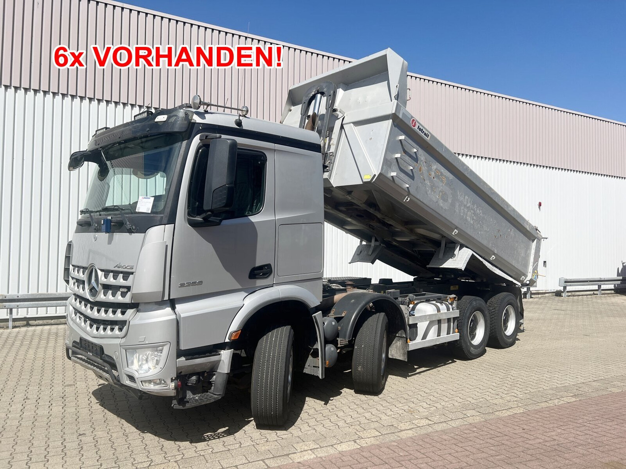 Mercedes-Benz Arocs 3251 LK 8x4/4 Arocs 3251 LK 8x4/4, Retarder, Stahlmulde ca. 15m³, hydr. Heckklappe - قلابة شاحنة: صور 1 Mercedes-Benz Arocs 3251 LK 8x4/4 Arocs 3251 LK 8x4/4, Retarder, Stahlmulde ca. 15m³, hydr. Heckklappe - قلابة شاحنة: صور 1