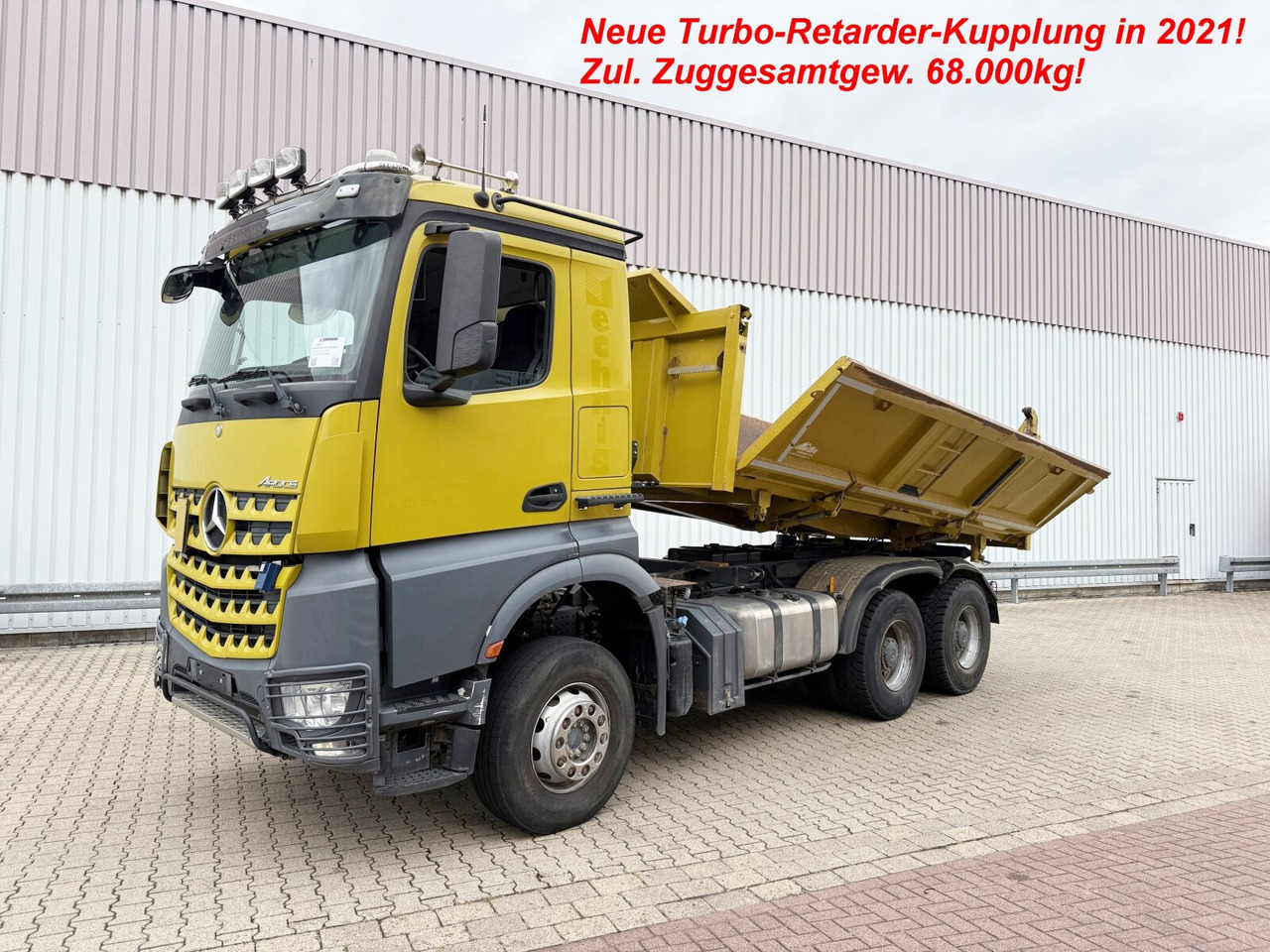 Mercedes-Benz Arocs 3363 K 6x4 Arocs 3363 K 6x4, Grounder, Turbo-Retarder-Kupplung, Bordmatik - قلابات: صور 1 Mercedes-Benz Arocs 3363 K 6x4 Arocs 3363 K 6x4, Grounder, Turbo-Retarder-Kupplung, Bordmatik - قلابات: صور 1