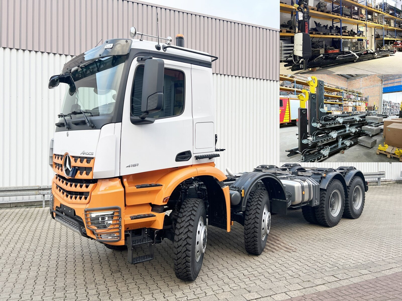 Mercedes-Benz Arocs 4151 AK 8x8/4 Arocs 4151 AK 8x8/4, Grounder - شاحنة ذات الخطاف: صور 1 Mercedes-Benz Arocs 4151 AK 8x8/4 Arocs 4151 AK 8x8/4, Grounder - شاحنة ذات الخطاف: صور 1