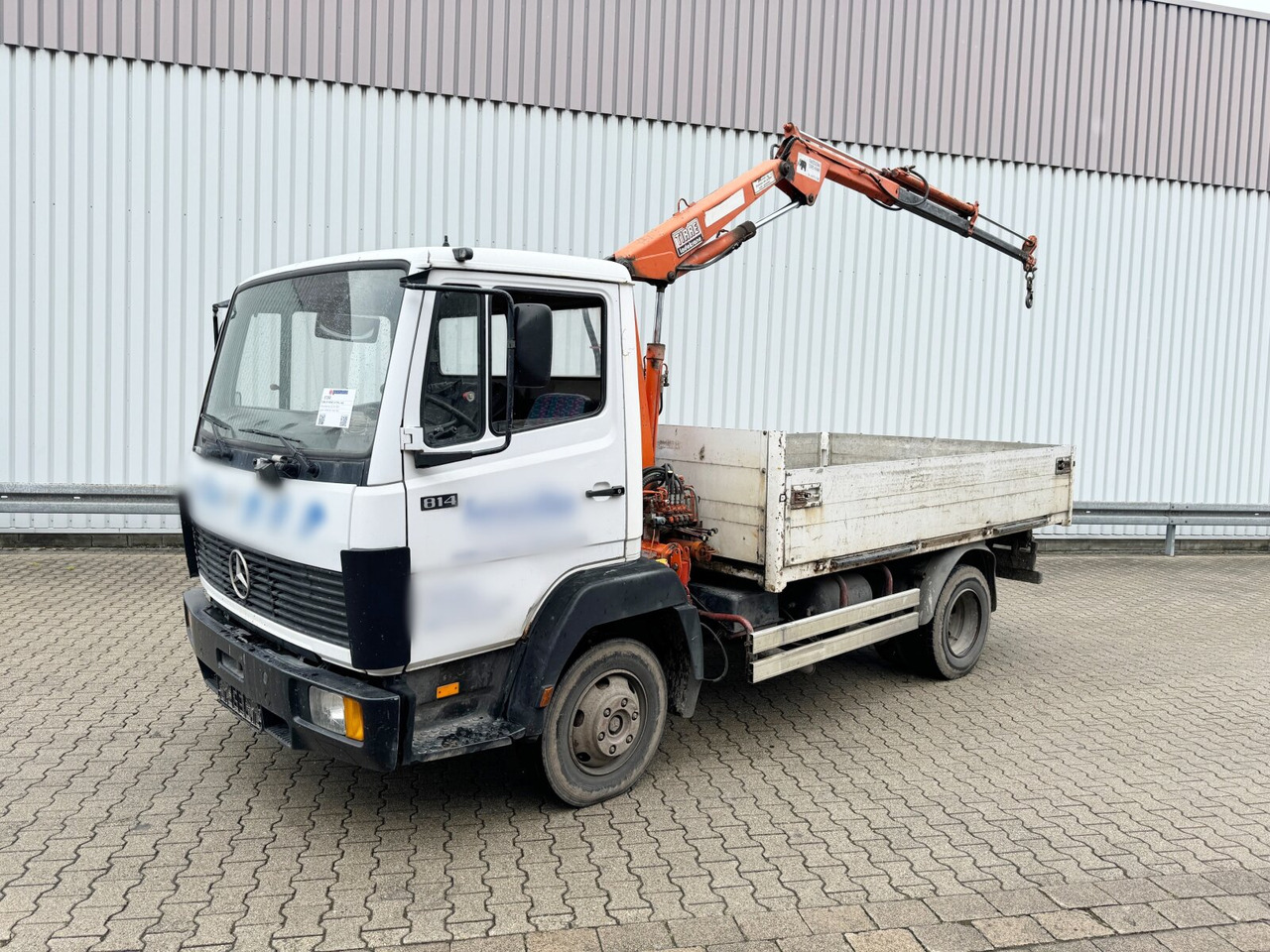 Mercedes-Benz LK 814 4x2 LK 814 4x2, 6-Zylinder, Kran Tirre Euro 35 - شاحنة كرين, شاحنات مسطحة: صور 1 Mercedes-Benz LK 814 4x2 LK 814 4x2, 6-Zylinder, Kran Tirre Euro 35 - شاحنة كرين, شاحنات مسطحة: صور 1
