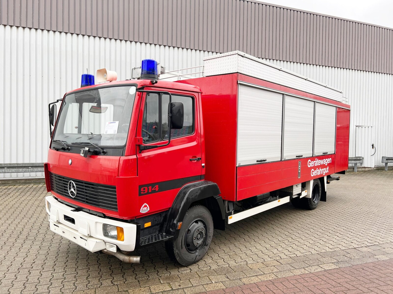 Mercedes-Benz LK 914 4x2 LK 914 4x2, Gerätewagen für Gefahrgut, 6-Zylinder Motor - المطافئ: صور 1 Mercedes-Benz LK 914 4x2 LK 914 4x2, Gerätewagen für Gefahrgut, 6-Zylinder Motor - المطافئ: صور 1