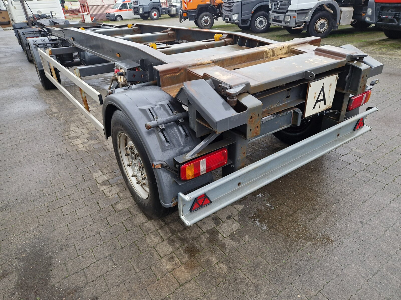 Schmitz Cargobull ACF 18 S ACF 18 S, Schlittenabroller bis 7 m Beh. - مقطورة هوك ليفت/ لود لوجر: صور 2 Schmitz Cargobull ACF 18 S ACF 18 S, Schlittenabroller bis 7 m Beh. - مقطورة هوك ليفت/ لود لوجر: صور 2