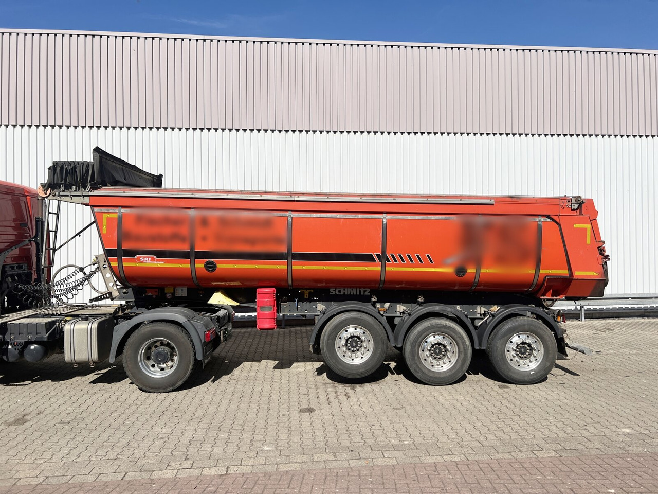 نصف مقطورة Schmitz Cargobull SKI 24 SL 7.2 SKI 24 SL 7.2, Thermo-Stahlmulde ca. 24m³, Liftachse, E-Verdeck: صور 13