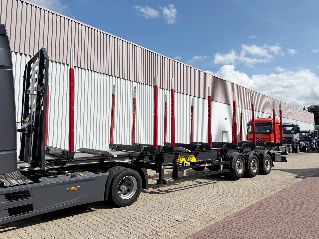Schwarzmüller 3-Achs Holzauflieger 3-Achs Holzauflieger, Liftachse, MEHRFACH VORHANDEN! - نصف مقطورة اخشاب: صور 1 Schwarzmüller 3-Achs Holzauflieger 3-Achs Holzauflieger, Liftachse, MEHRFACH VORHANDEN! - نصف مقطورة اخشاب: صور 1