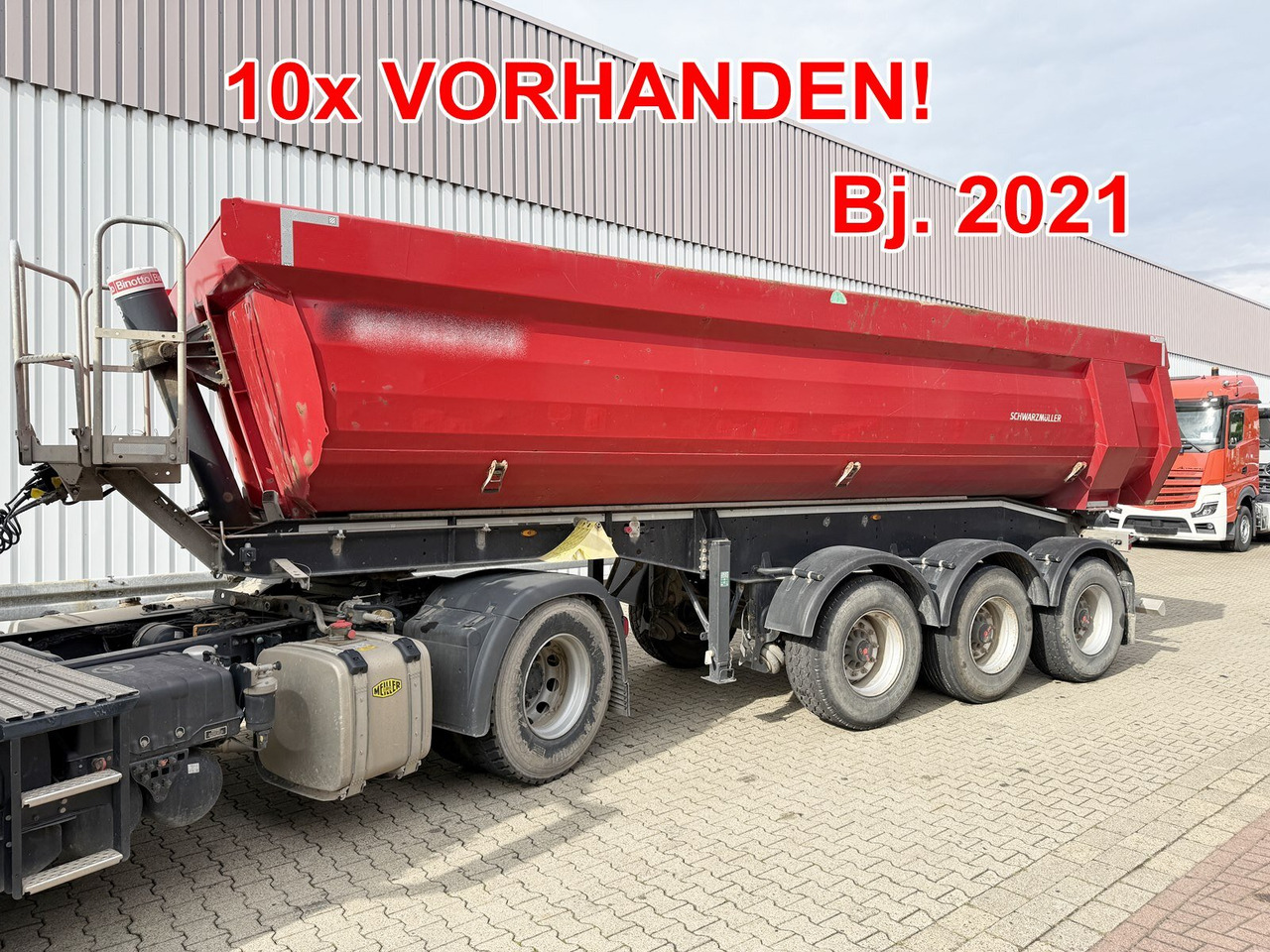 Schwarzmüller K-Serie Kippauflieger, Hardoxmulde ca. 24/26m³, Liftachse K-Serie Kippauflieger, Hardoxmulde ca. 24/26m³, Liftachse - نصف مقطورة: صور 1 Schwarzmüller K-Serie Kippauflieger, Hardoxmulde ca. 24/26m³, Liftachse K-Serie Kippauflieger, Hardoxmulde ca. 24/26m³, Liftachse - نصف مقطورة: صور 1