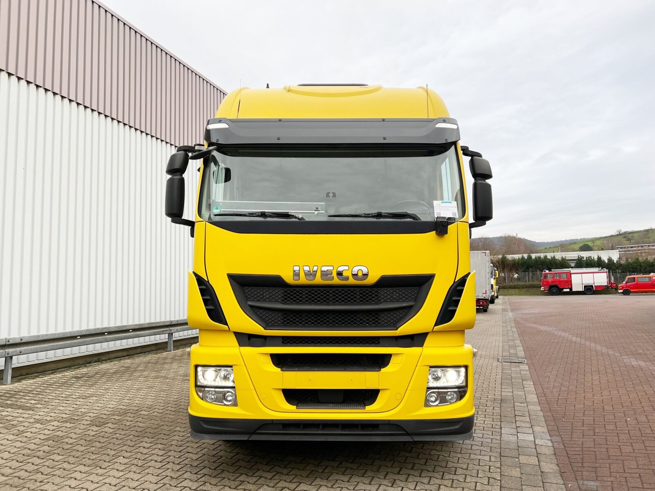 شاحنة كرين, شاحنات مسطحة Stralis AS260SY48 6x2/4 Stralis AS260SY48 6x2/4, Kran Palfinger PK18001L am Heck, Lenk-/Liftachse: صور 8