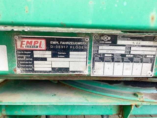 TL 6,4 Empl TL 6,4 Spezial-Tiefladeanhänger, Ex-Polizei - عربة مسطحة منخفضة مقطورة: صور 5 TL 6,4 Empl TL 6,4 Spezial-Tiefladeanhänger, Ex-Polizei - عربة مسطحة منخفضة مقطورة: صور 5