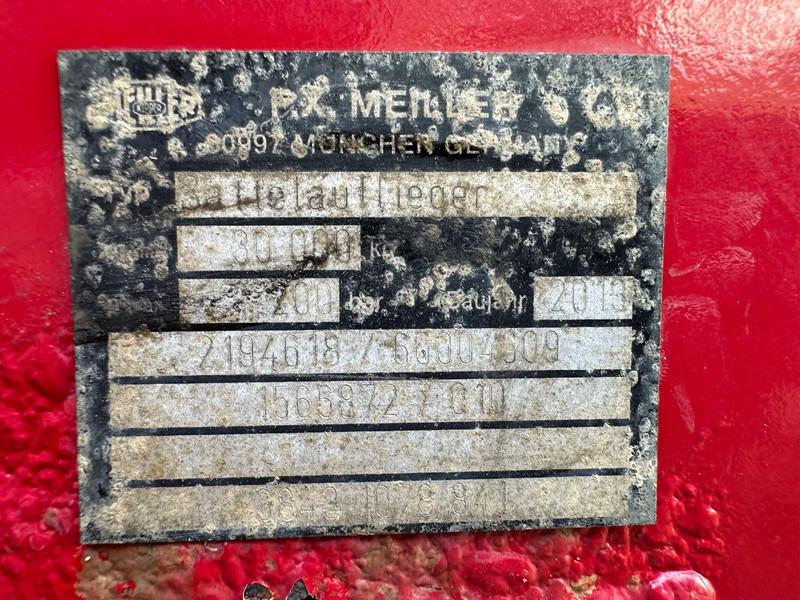 قلابة نصف مقطورة Meiller KISA 3 + STEEL + LIFT AXLE + ROLLPLANE: صور 14