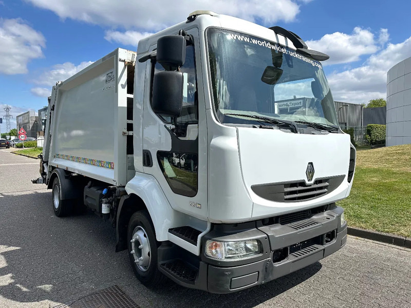 شاحنة القمامة Renault Midlum 220 GARBAGE / MULL + SPRING / SPRING + 175.643 KM + EURO 5: صور 8