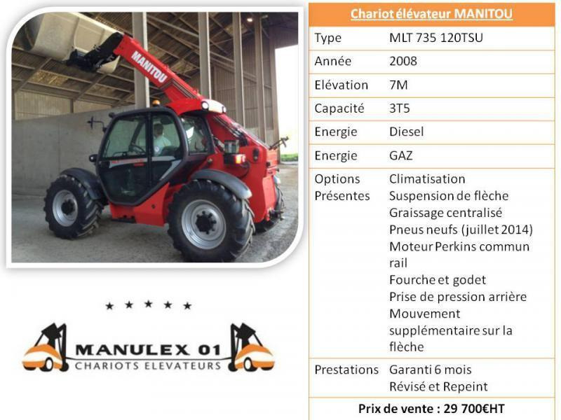 Manitou MLT735 120LSU Turbo - رافعة تلسكوبية: صور 2 Manitou MLT735 120LSU Turbo - رافعة تلسكوبية: صور 2