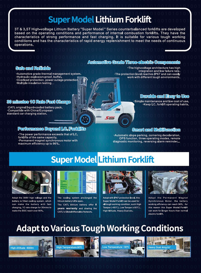 TCF SUPER MODEL POUR CONDITIONS EXTREMES - رافعة شوكية كهربائية: صور 2 TCF SUPER MODEL POUR CONDITIONS EXTREMES - رافعة شوكية كهربائية: صور 2